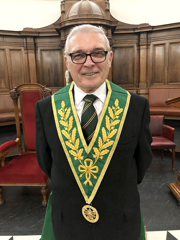 District Grand Prefect Peter Brockbank