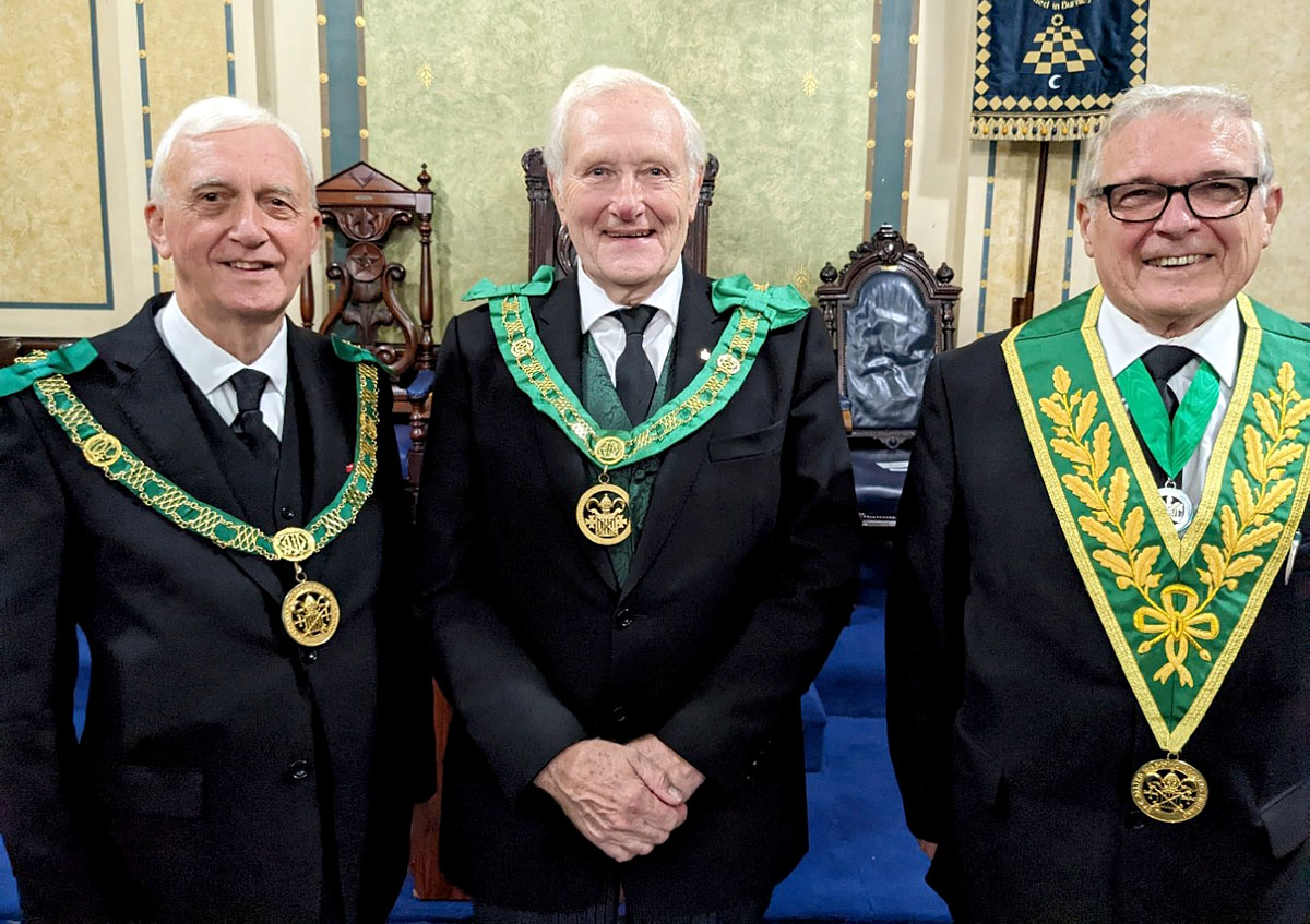 Our District Grand Prefect and District Grand Secretary visit the District of East Lancs