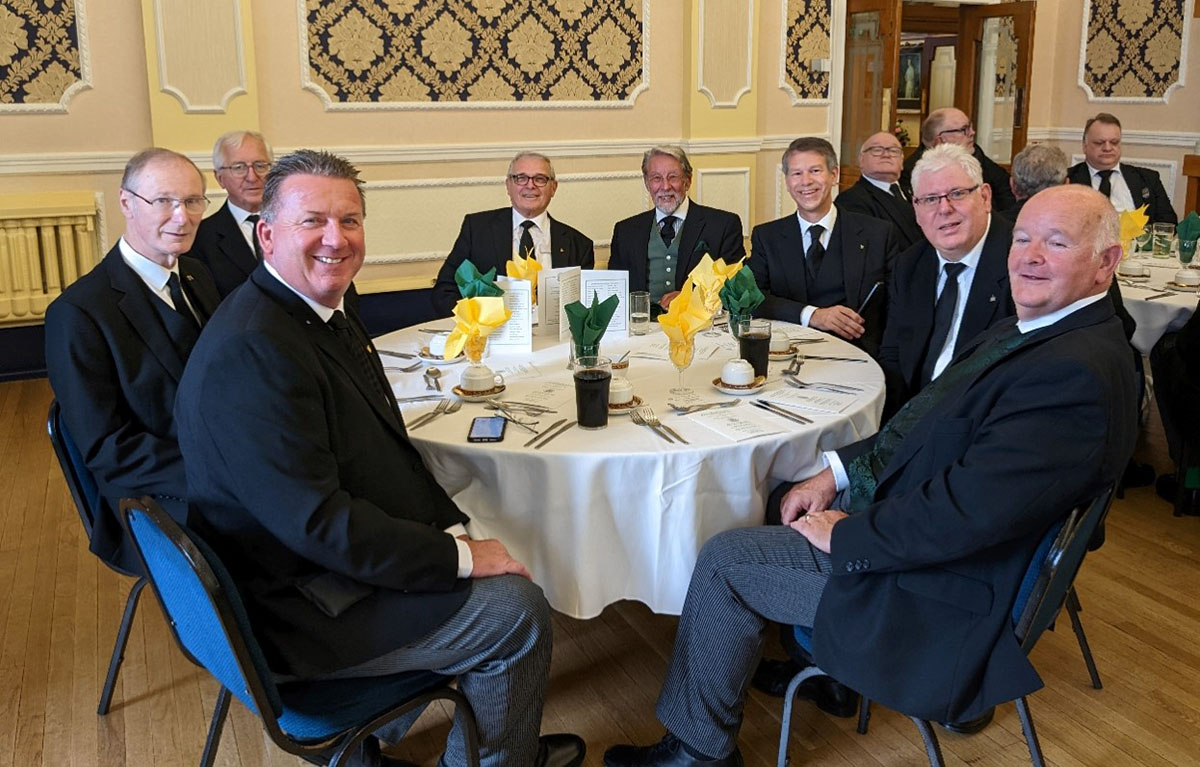Our District Grand Prefect and District Grand Secretary visit the District of East Lancs