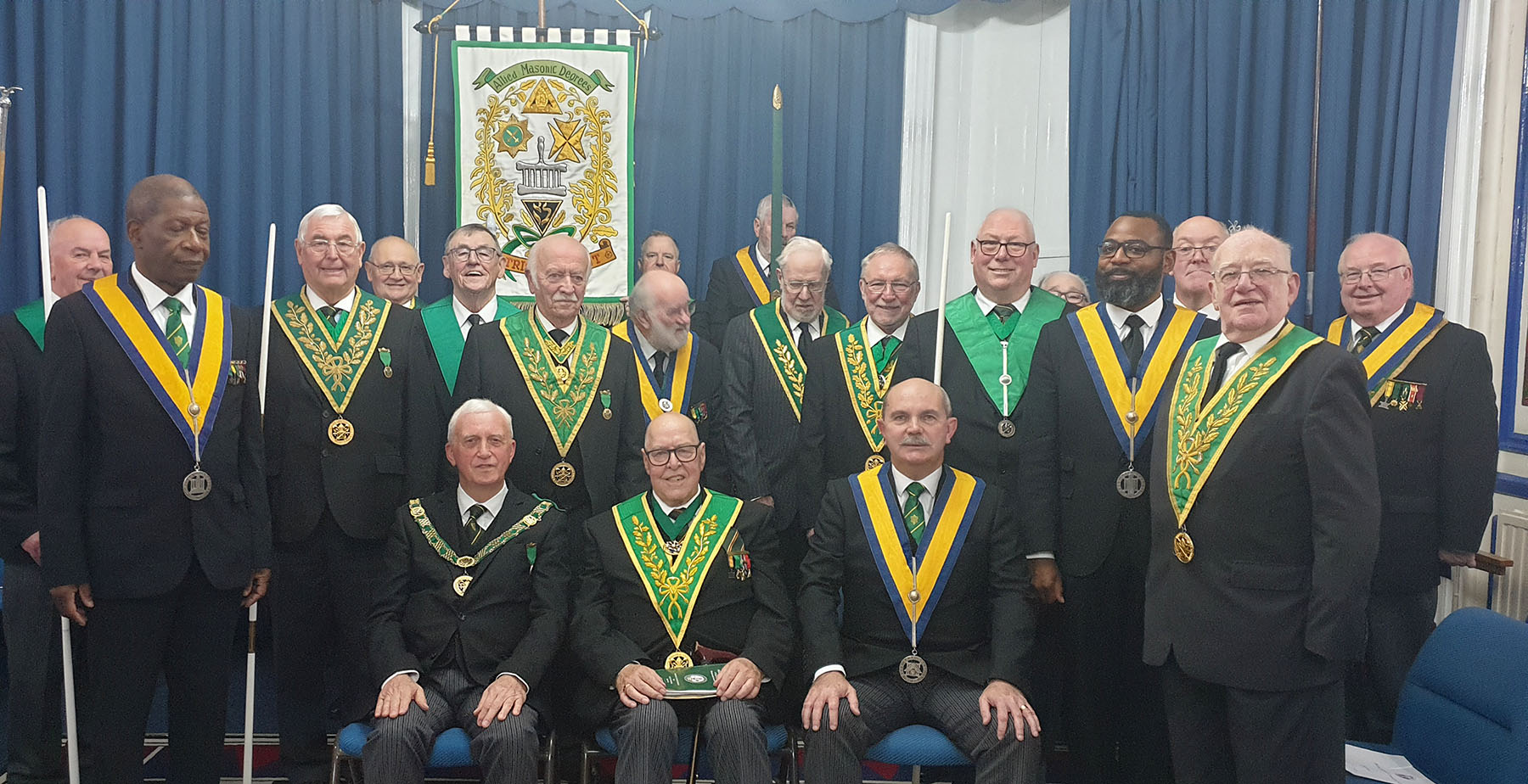 The District Grand Prefect Visits West Kent Council 66