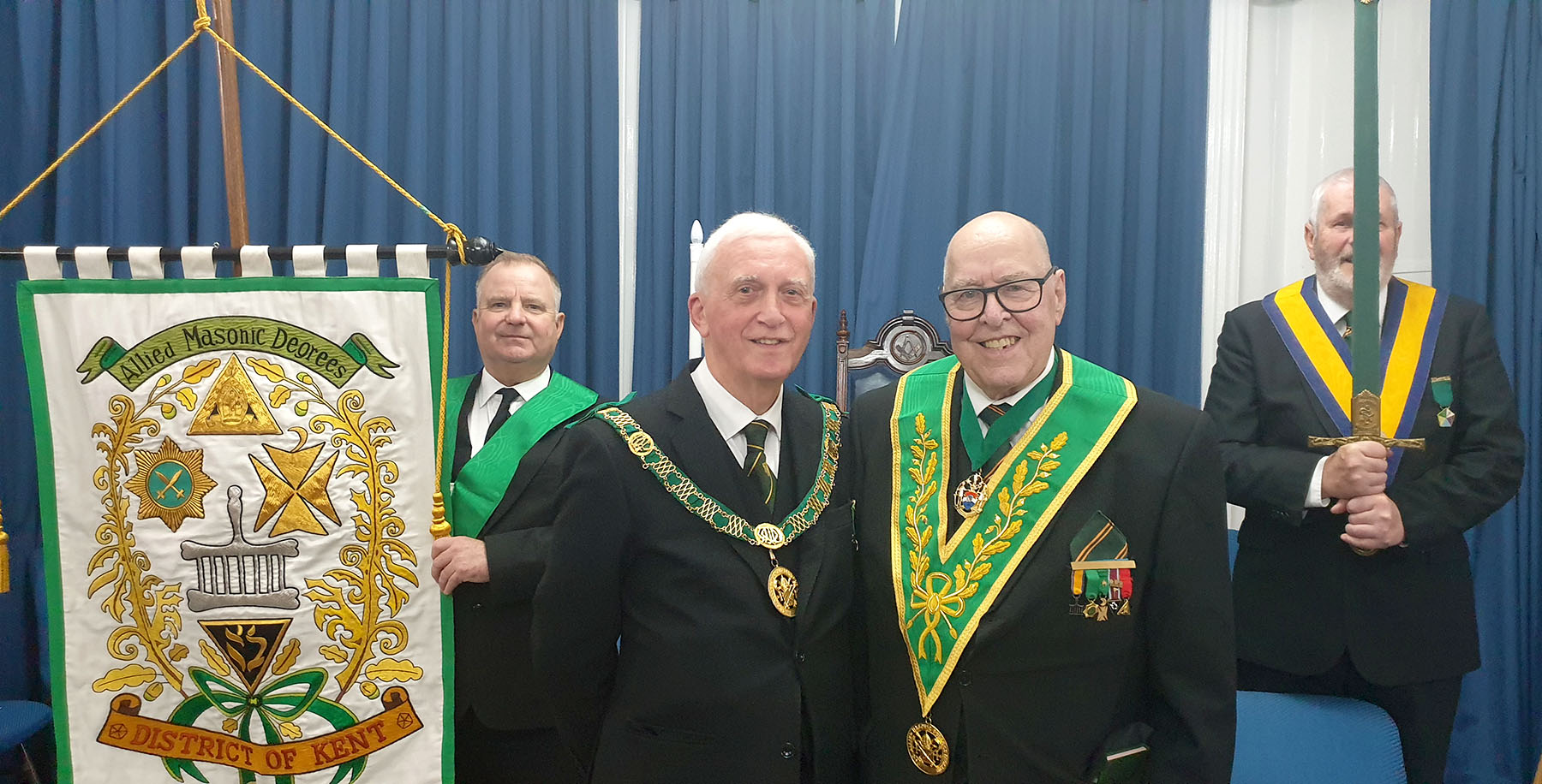 The District Grand Prefect Visits West Kent Council 66