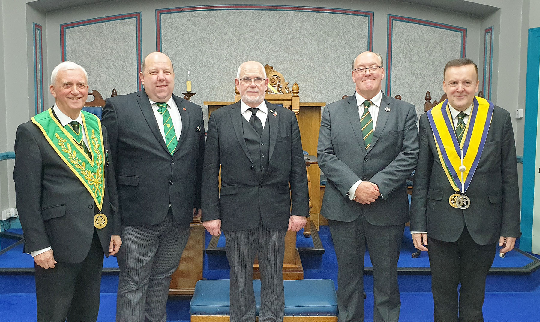 Hartley Council No.74 perform the Ceremony of the Red Cross of Babylon