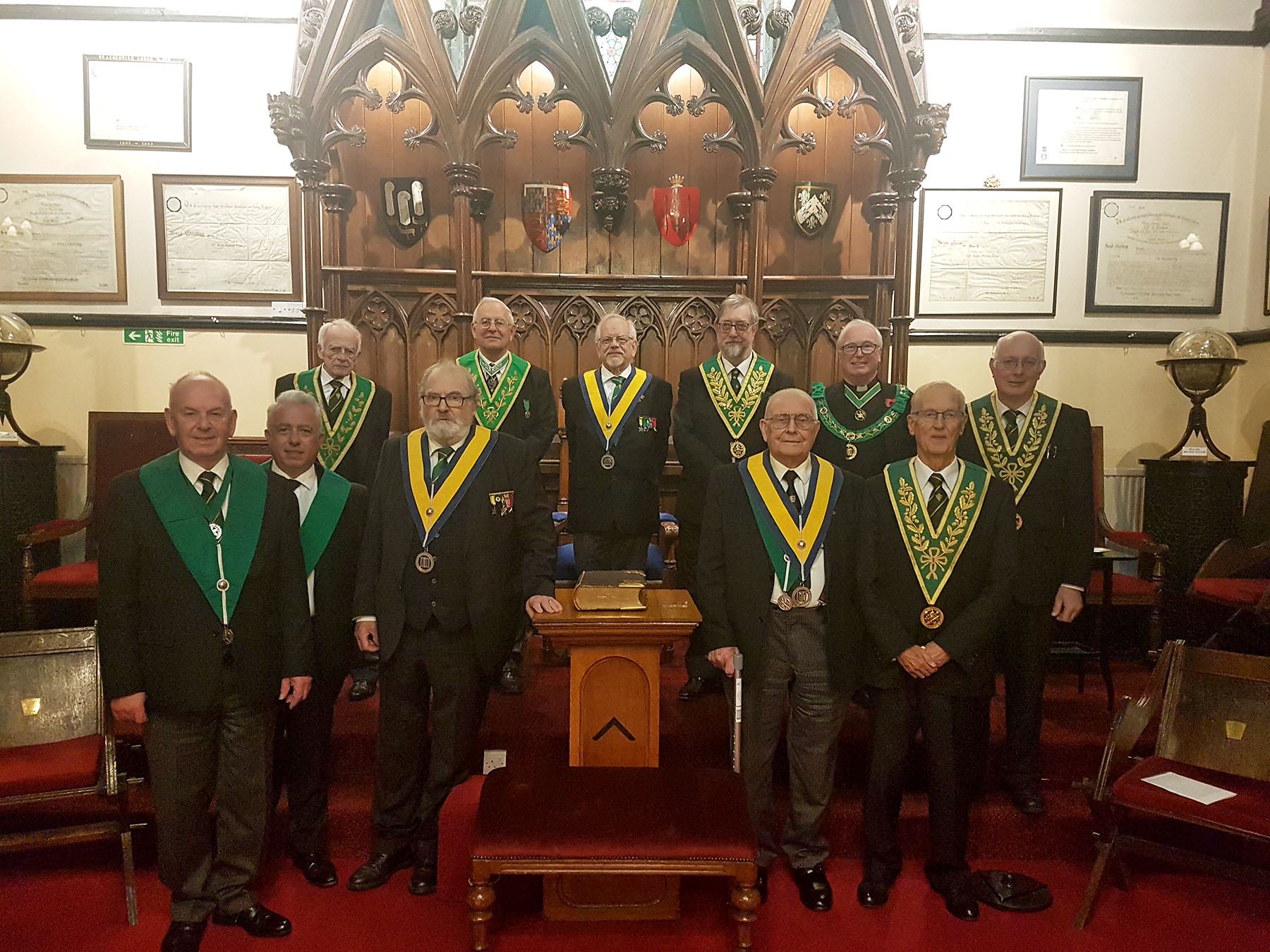 The District Grand Prefect visits the Canterbury Council 65