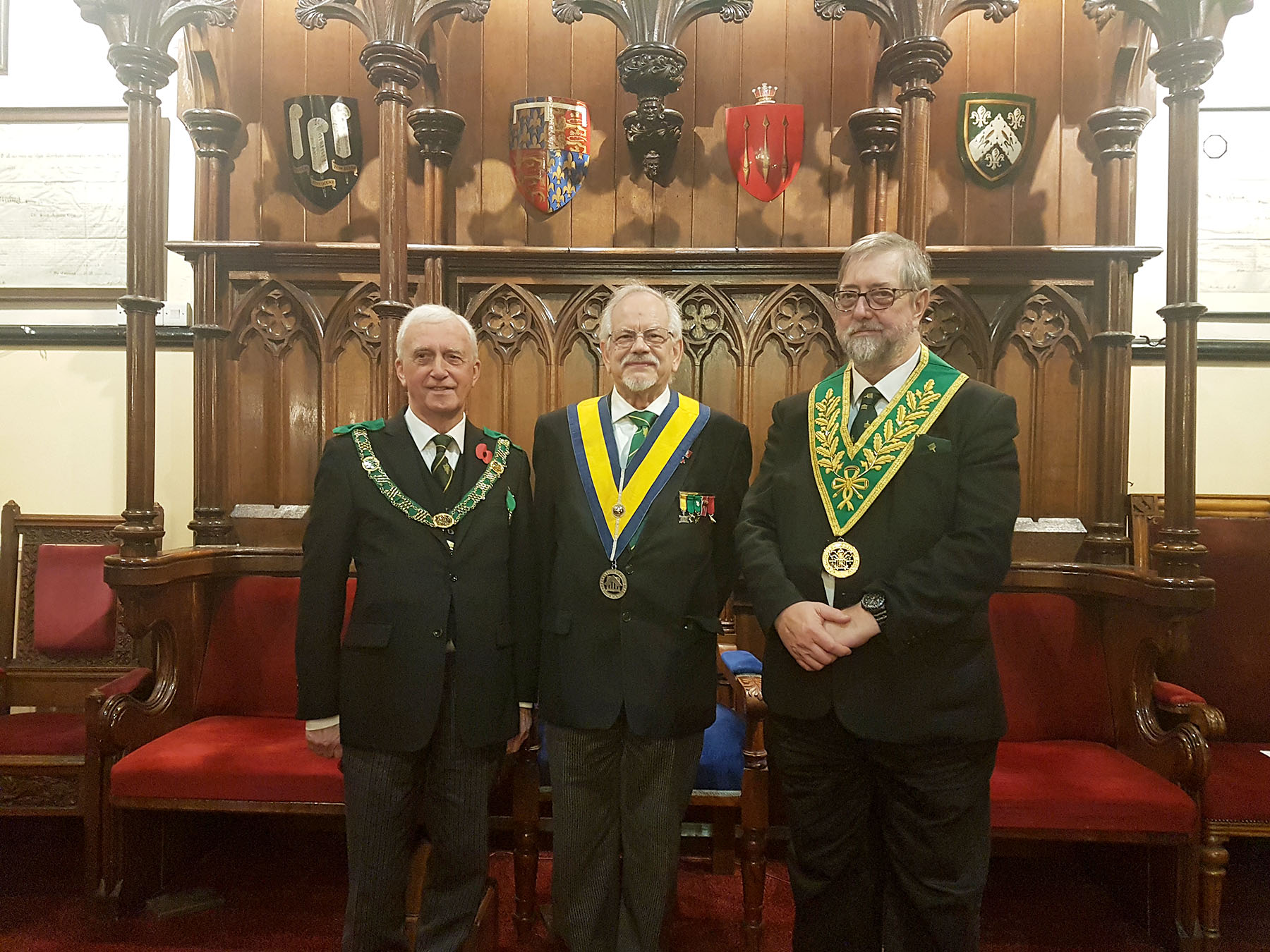 The District Grand Prefect visits the Canterbury Council 65