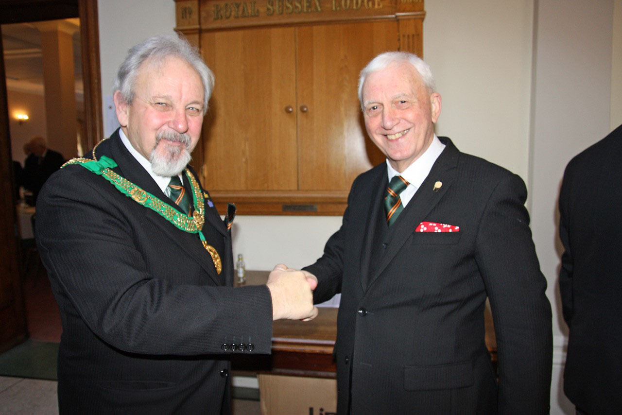The District Grand Prefect Visits West Kent Council 66