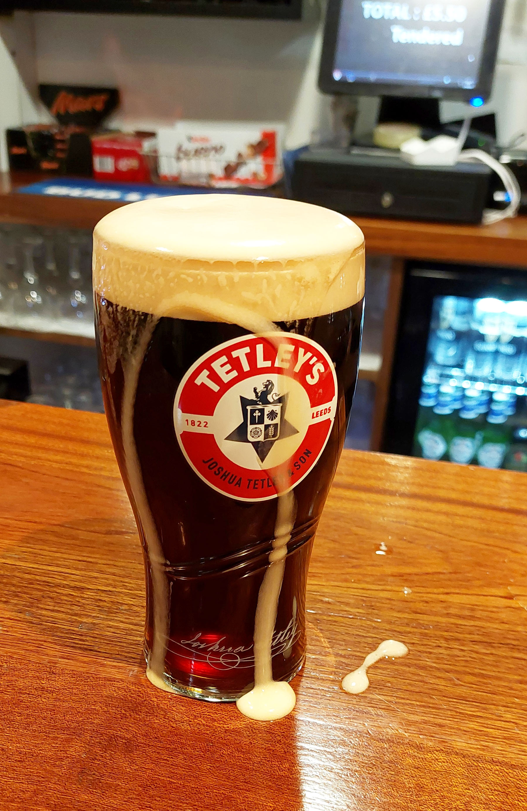 A Magnificent Pint of Tetleys Mild