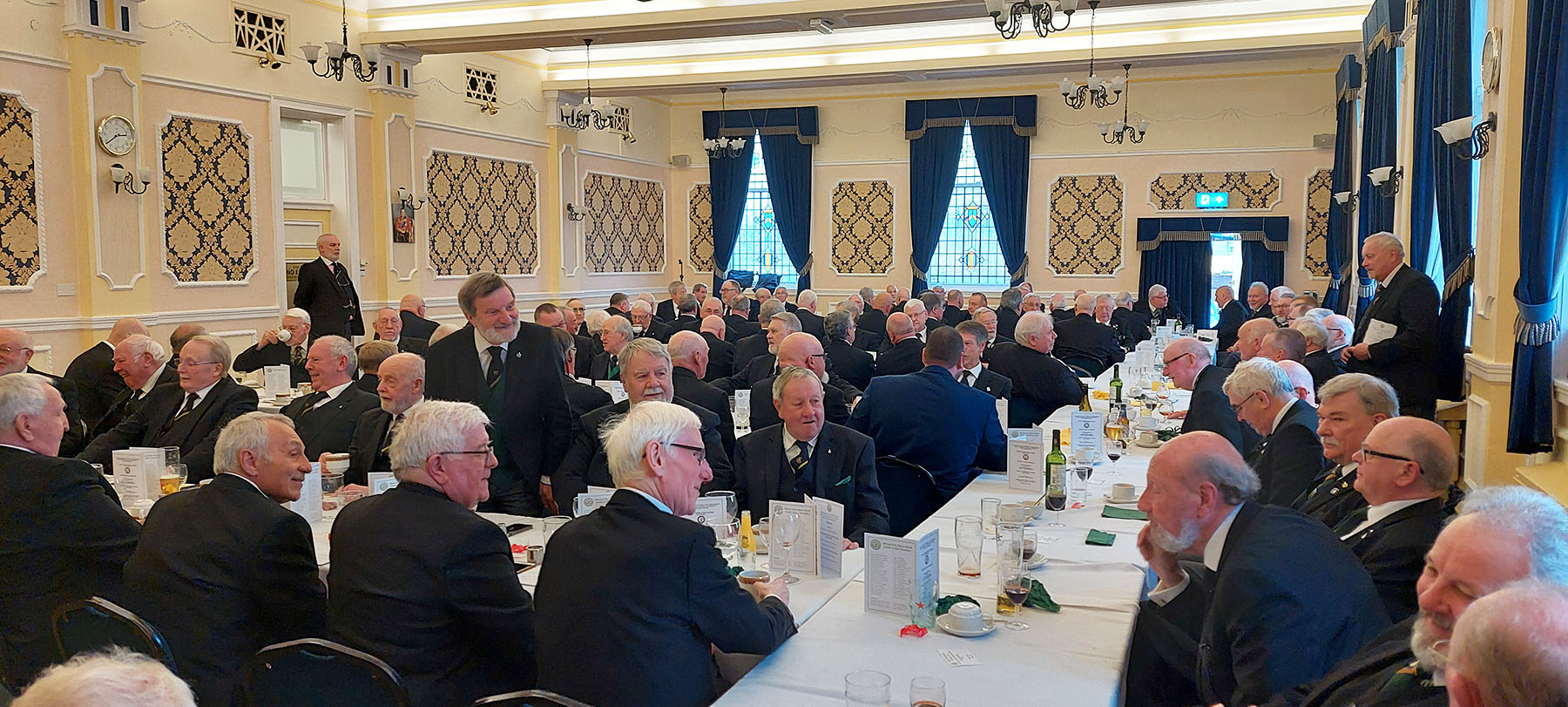 The Festive Board at Rochdale in Full Swing