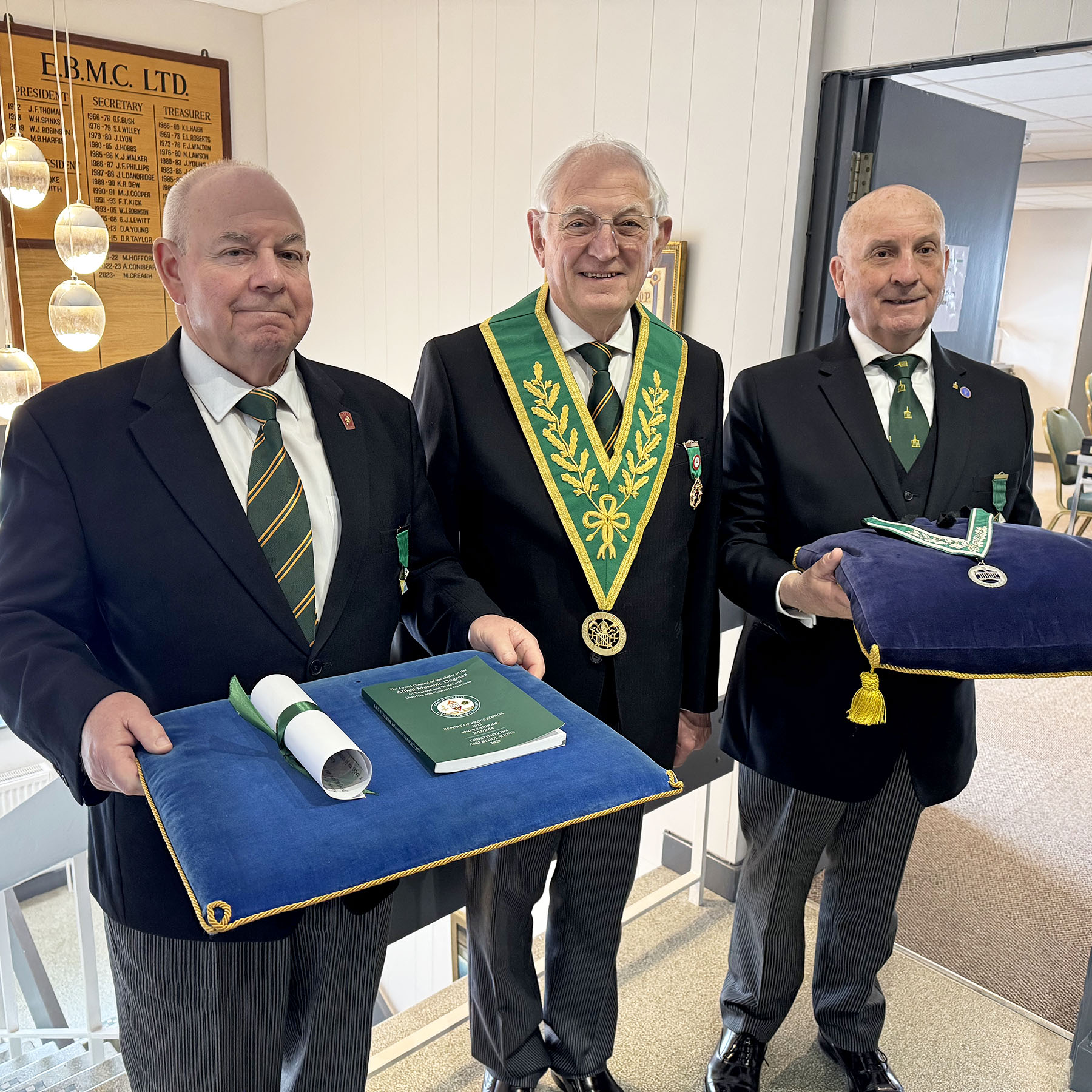 All prepared for the Investiture new Deputy D.G.P. for Sussex