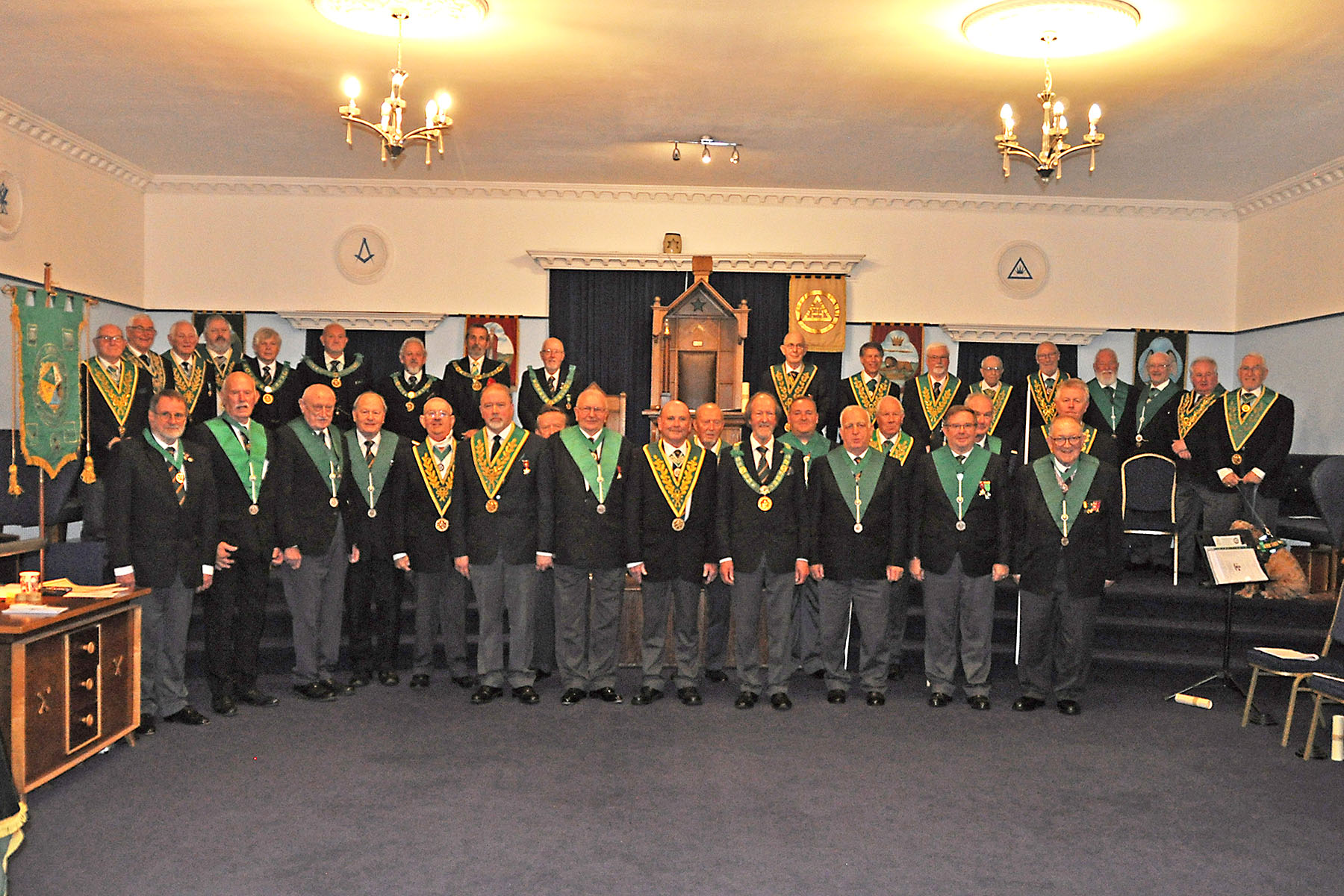 The Brethren of Devon and Cornwall with their gurests and visitors