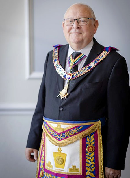 R.W.Bro. Peter Williams A.G.M in the Mark Degree