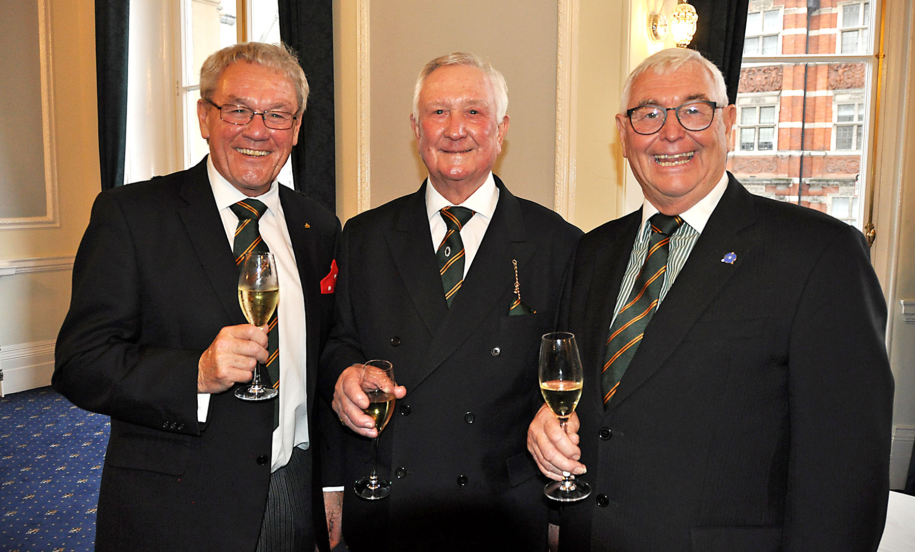 Three happy chaps from Kent