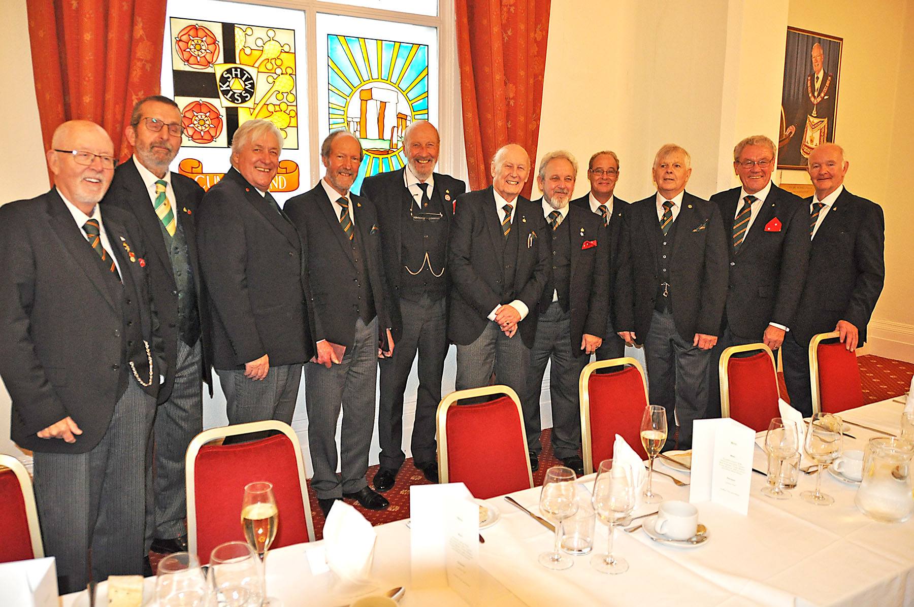 D.P.G.s ready for lunch